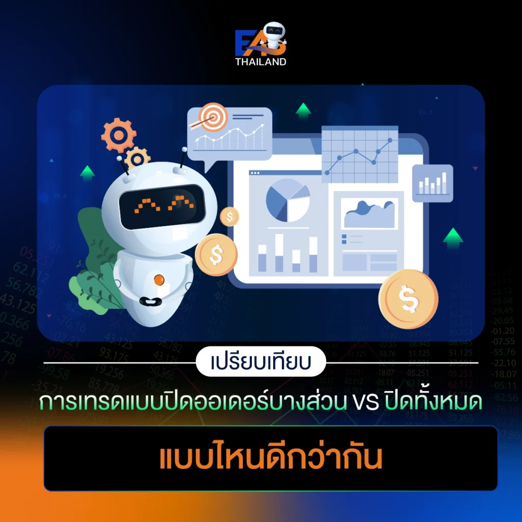 เปรียบเทียบการเทรดแบบปิดออเดอร์บางส่วน vs ปิดทั้งหมด แบบไหนดีกว่ากัน