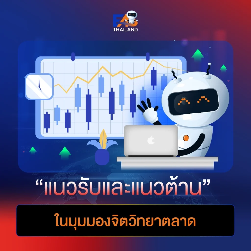 แนวรับและแนวต้านในมุมมองจิตวิทยาตลาด